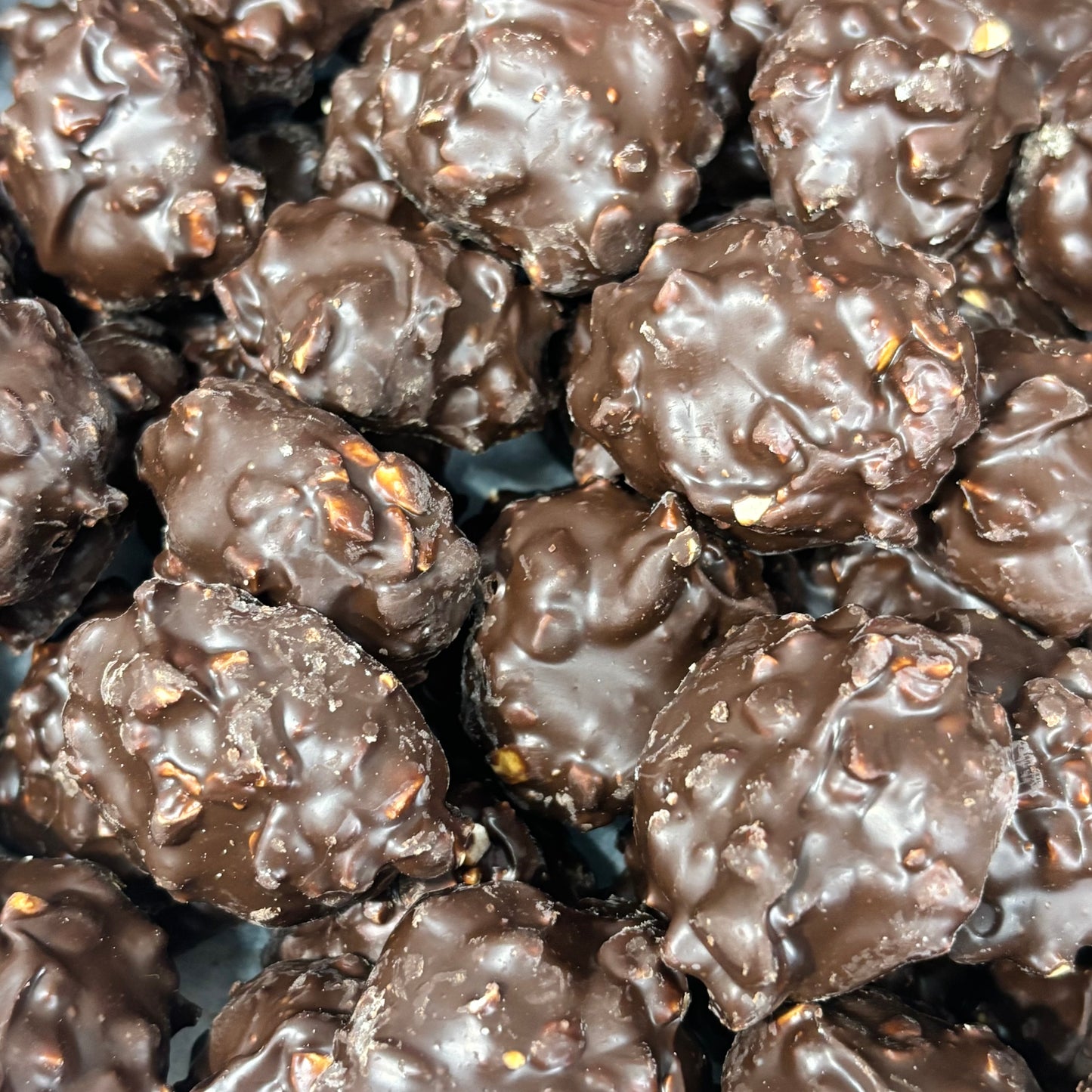 Dark Chocolate Peanut Cluster
