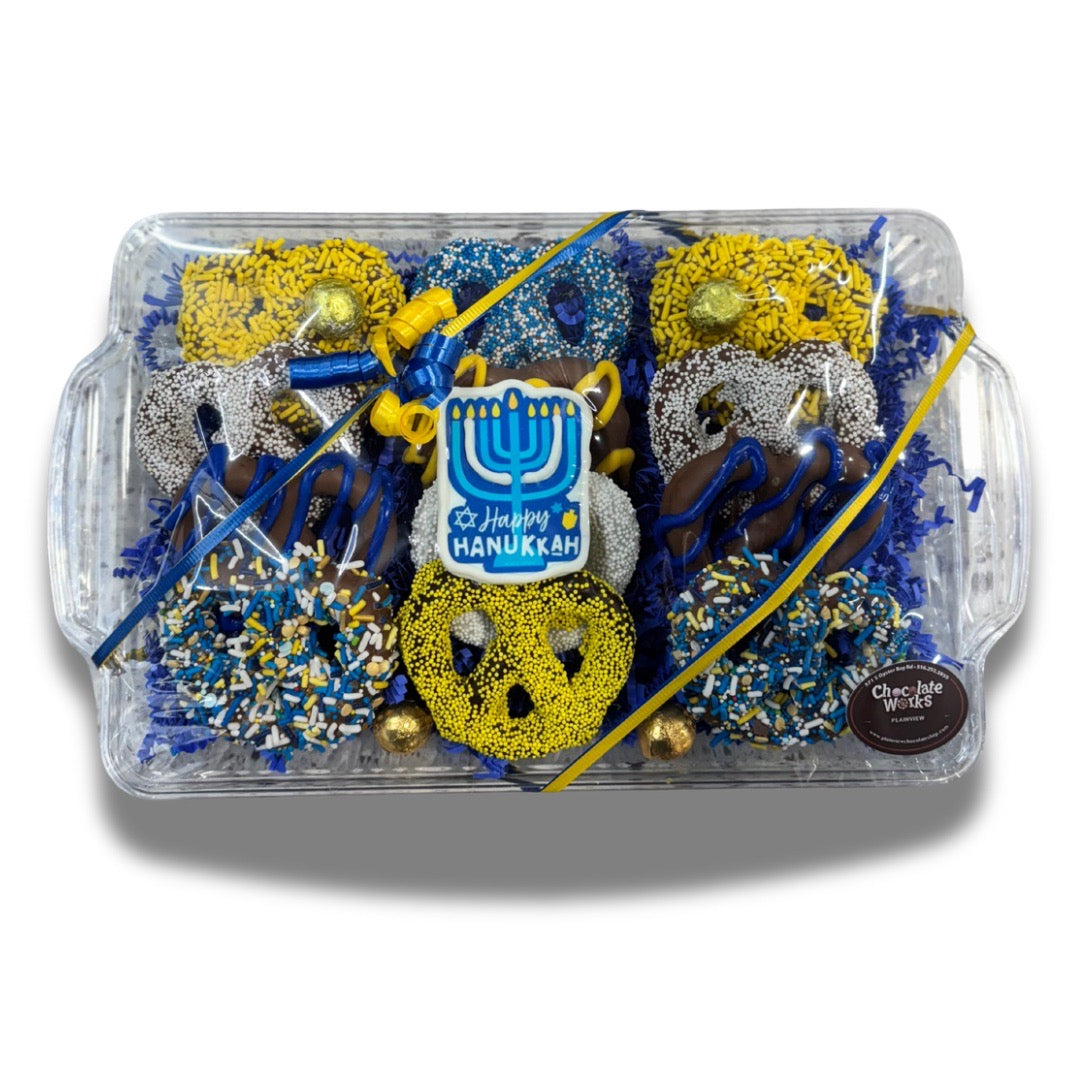 Hanukkah Pretzel Platter