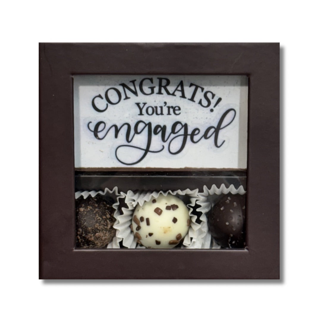 Engagement 3 Piece Truffle Box
