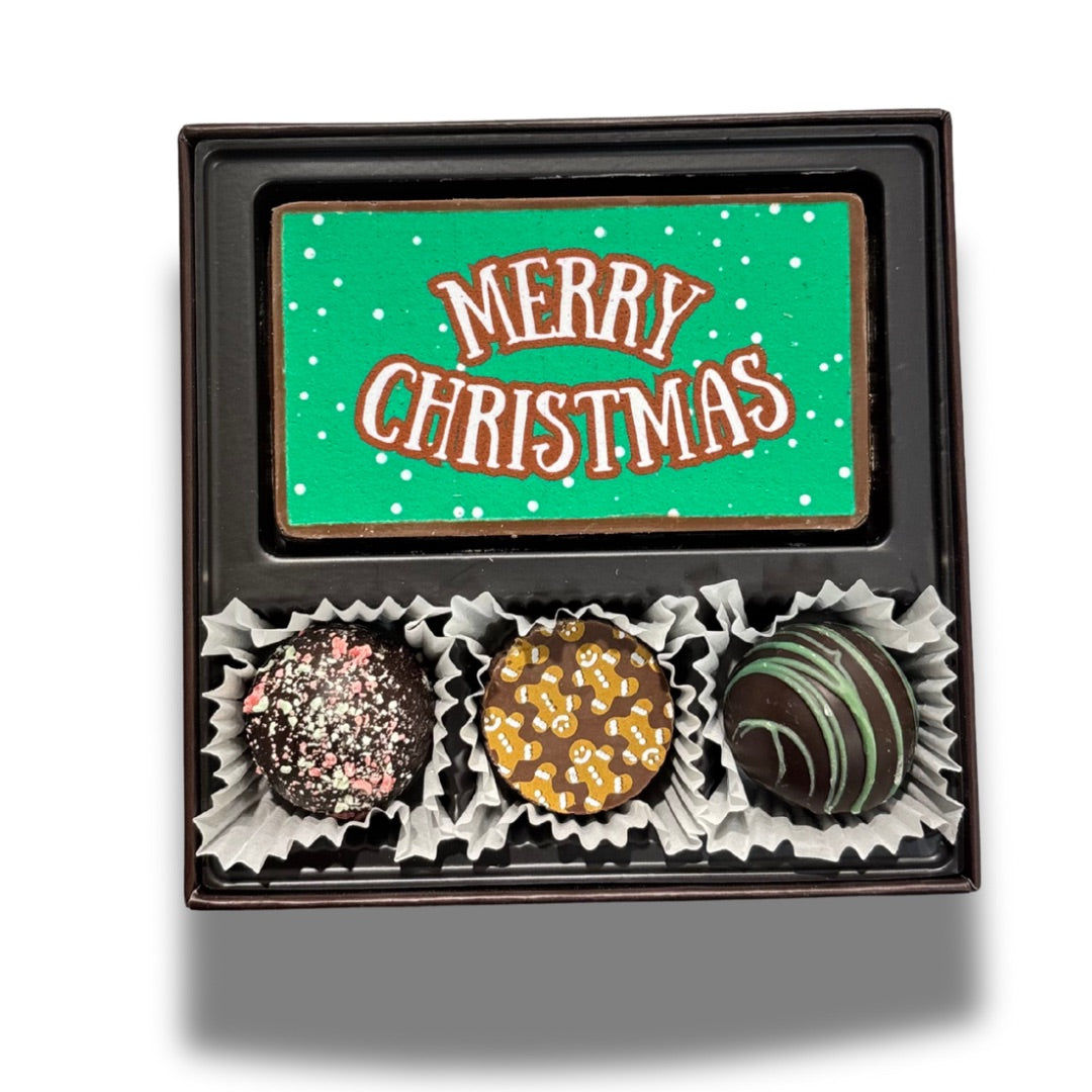 Christmas 3pc Truffle Box