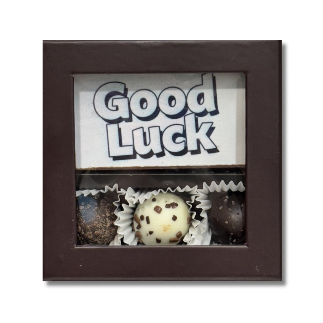 Good Luck 3 Piece Truffle Box