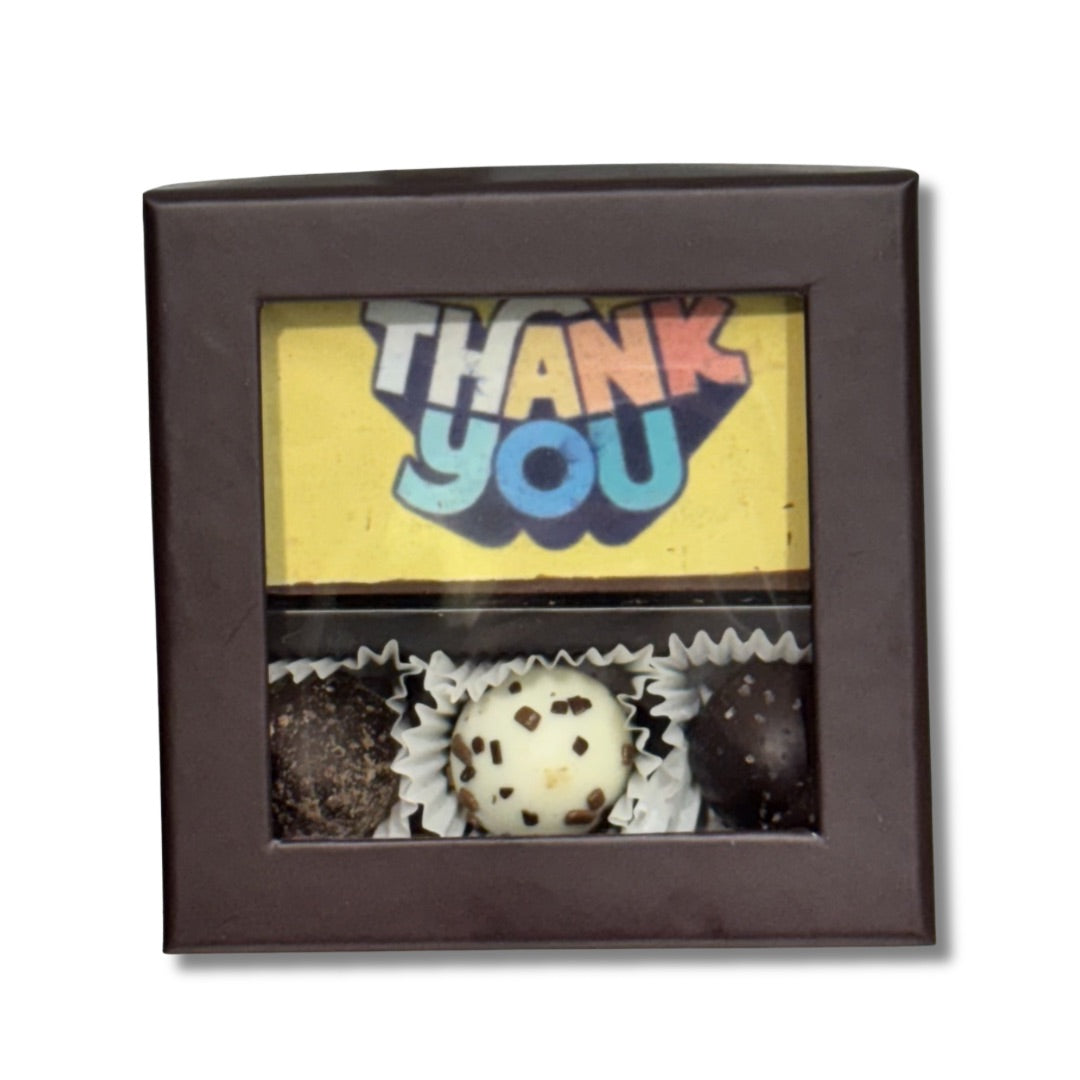 Thank You 3 Piece Truffle Box