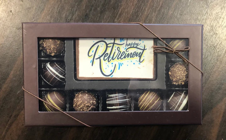 Happy Retirement Truffle Box
