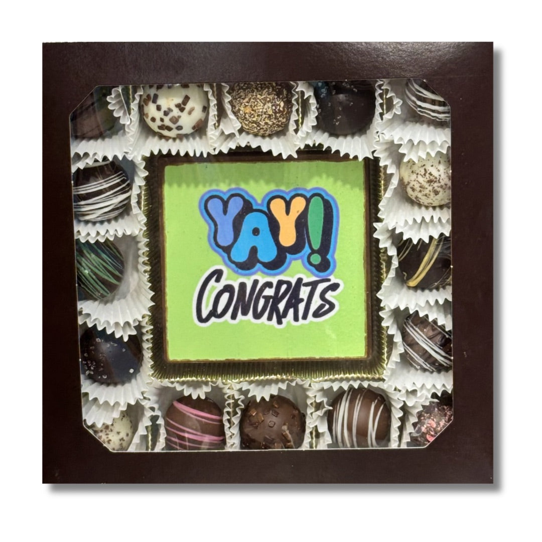 Congratulations 16 Piece Truffle Box