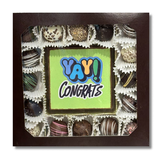 Congratulations 16 Piece Truffle Box