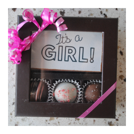 It's a Boy/Girl 3 Piece Truffle Box