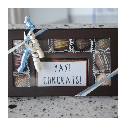 Congratulations 9 Piece Truffle Box