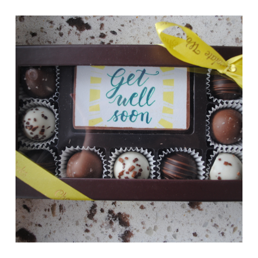 Get Well Soon 9 Piece Truffle Box