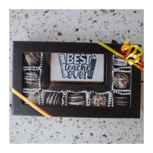 Teacher 9 Piece Truffle Box