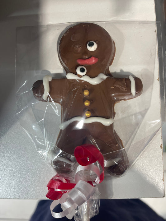 Gingerbread man lollipop