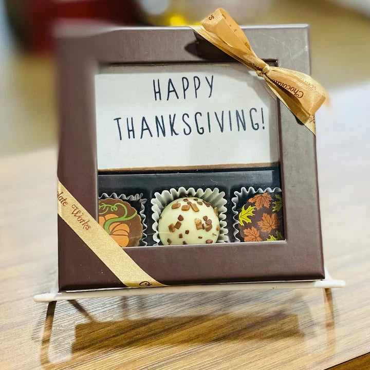 Thanksgiving Theme Truffle Boxes