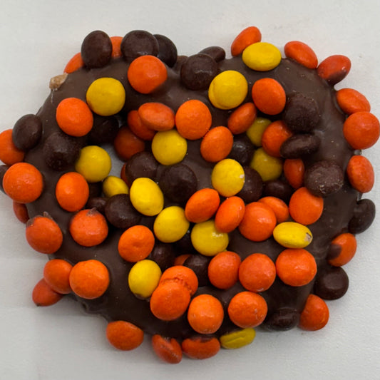 Milk Chocolate Reeses Pieces Pretzels