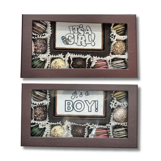 It's a Boy/Girl 9 Piece Truffle Box