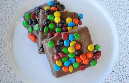 Milk chocolate M&M Graham Crackers