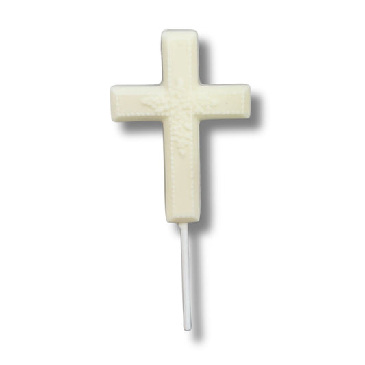 Cross Lollipop - White Chocolate