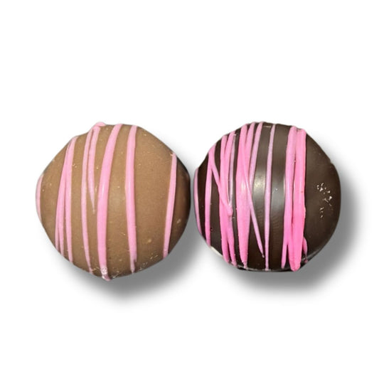 Raspberry Cream Truffles