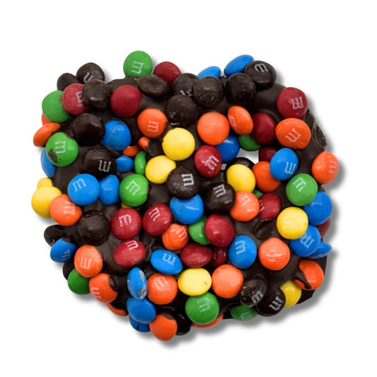 Dark Chocolate M&M Pretzels