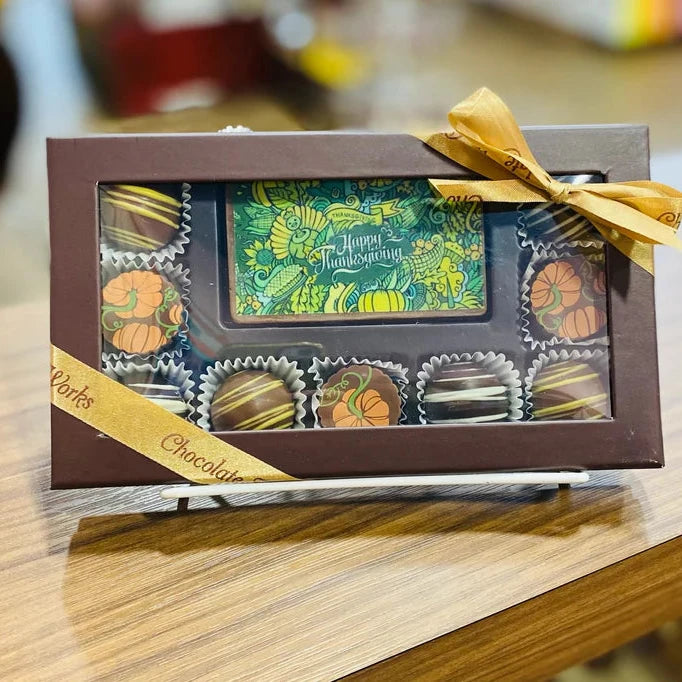 Thanksgiving Theme Truffle Boxes