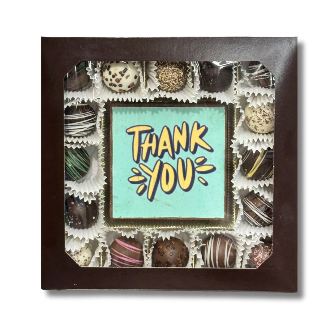 Thank You 16 Piece Truffle Box