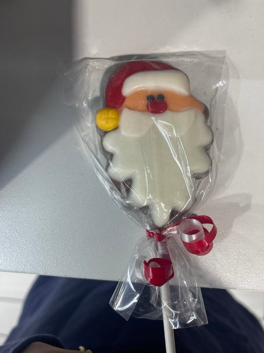 Santa lollipop