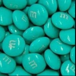 Aqua Green M&M