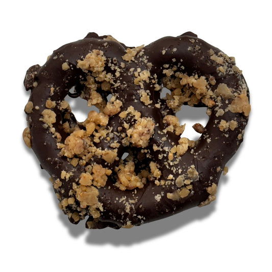 Dark Chocolate Toffee Pretzels