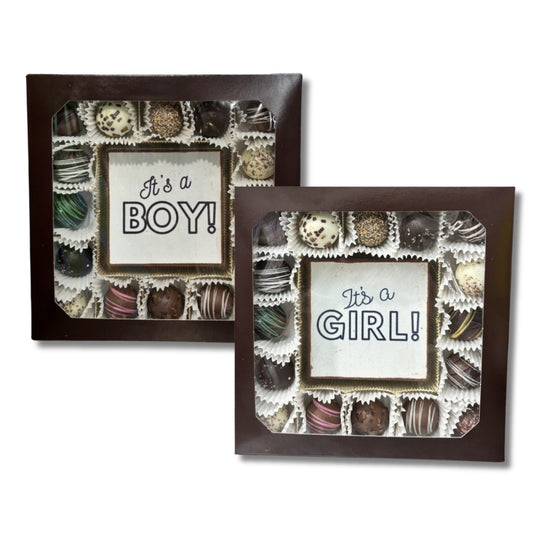 It's a Boy/Girl 16 Piece Truffle Box