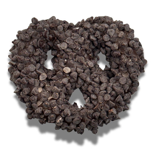 Dark Chocolate Chocolate Chip Pretzels