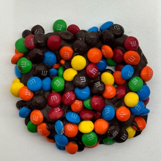 Dark Chocolate M&M Pretzels