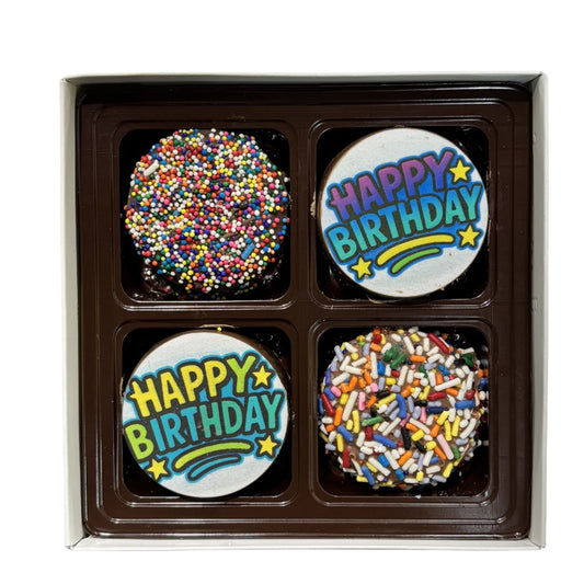 Happy Birthday 4 Piece Oreo Box