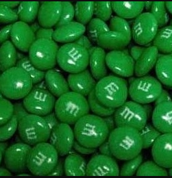 Dark Green M&M