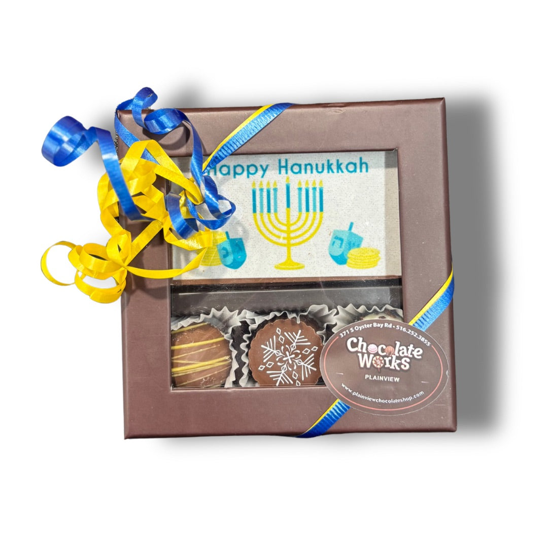 Hanukkah 3pc Truffle Box