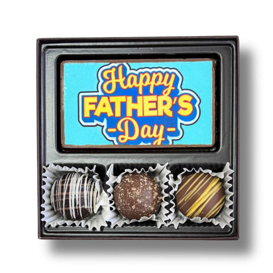Fathers Day 3 Piece Truffle Box