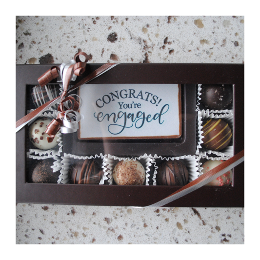 Engagement 9 Piece Truffle Box