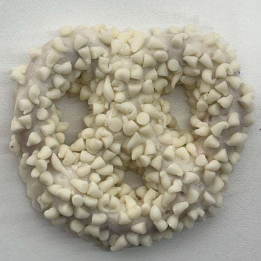 White Chocolate White Chocolate Chip Pretzels