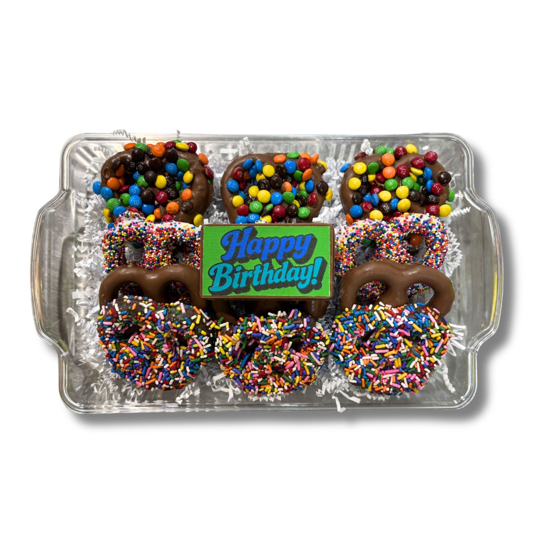 Happy Birthday Pretzel Platter