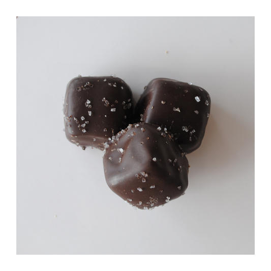 Dark sea salt caramel